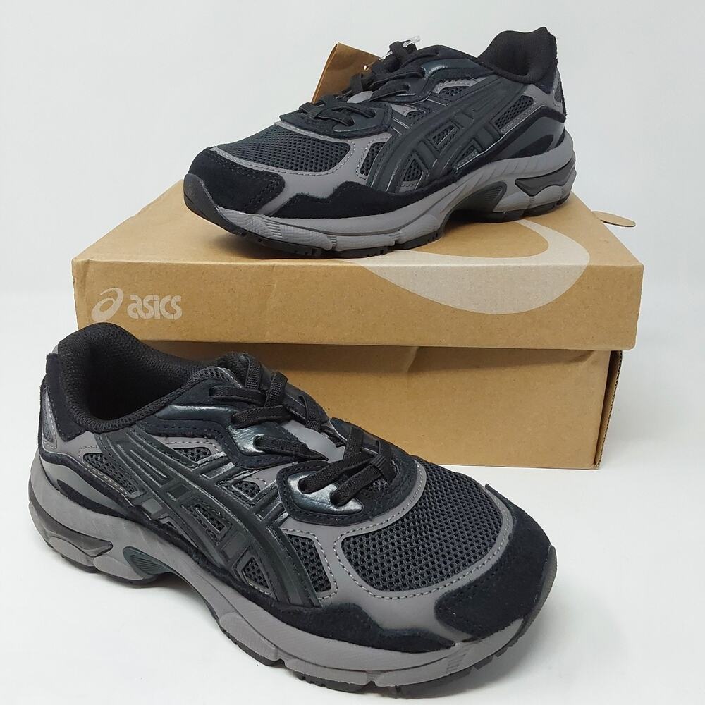 ASICS Gel-NYC PS Kids Size 3 Graphite Grey Black 1204A176-021 New w/ Box